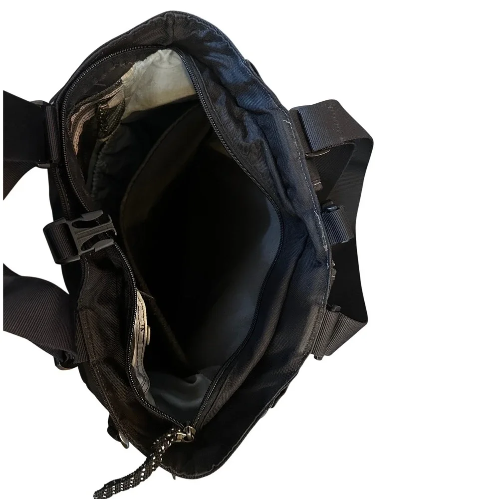 Overland Equipment Black Nylon Convertible Backpack Tote Bag Utility Gorpcore